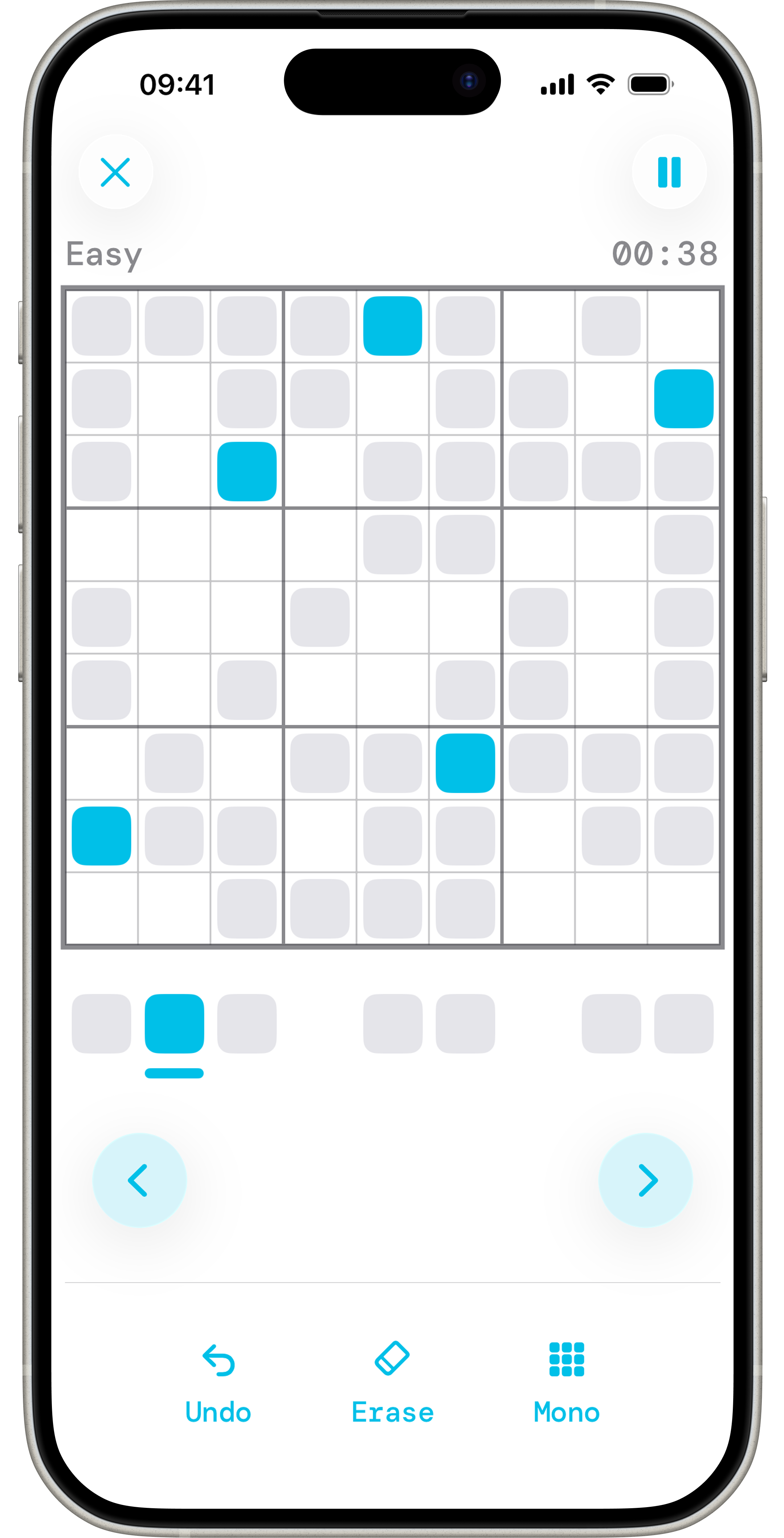 Monoku Sudoku App Screenshot